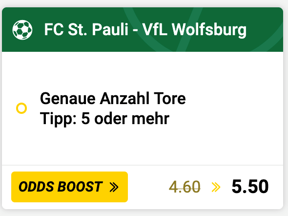 FC St. Pauli – VfL Wolfsburg