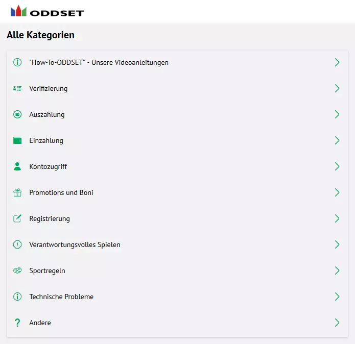 oddset faqs